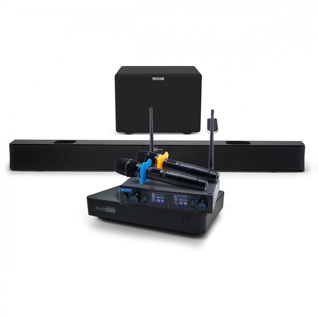 Hi-End караоке-система EVOBOX Premium + EvoSoundBar (саундбар с караоке) в Северной Осетии