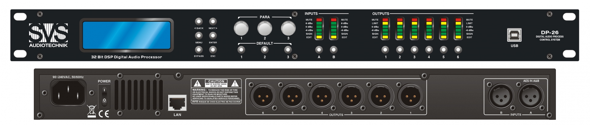 SVS Audiotechnik DP-26 Цифровой процессор: 2 входа 6 выходов в Северной Осетии