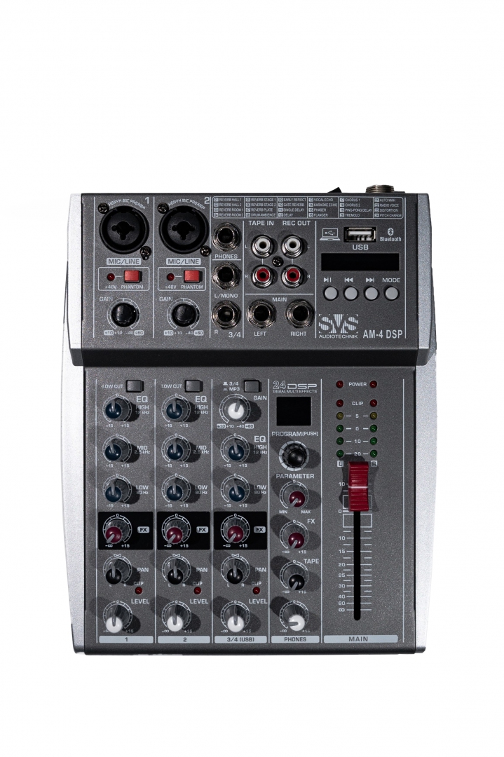 SVS Audiotechnik mixers AM-4 DSP Аналоговый микшерный пульт, 4-канала в Северной Осетии
