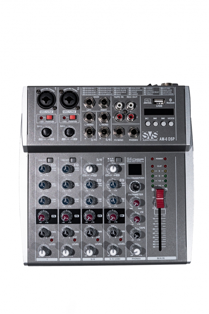 SVS Audiotechnik mixers AM-6 DSP Микшерный пульт аналоговый, 6-канальный SVS Audiotechnik mixers в Северной Осетии