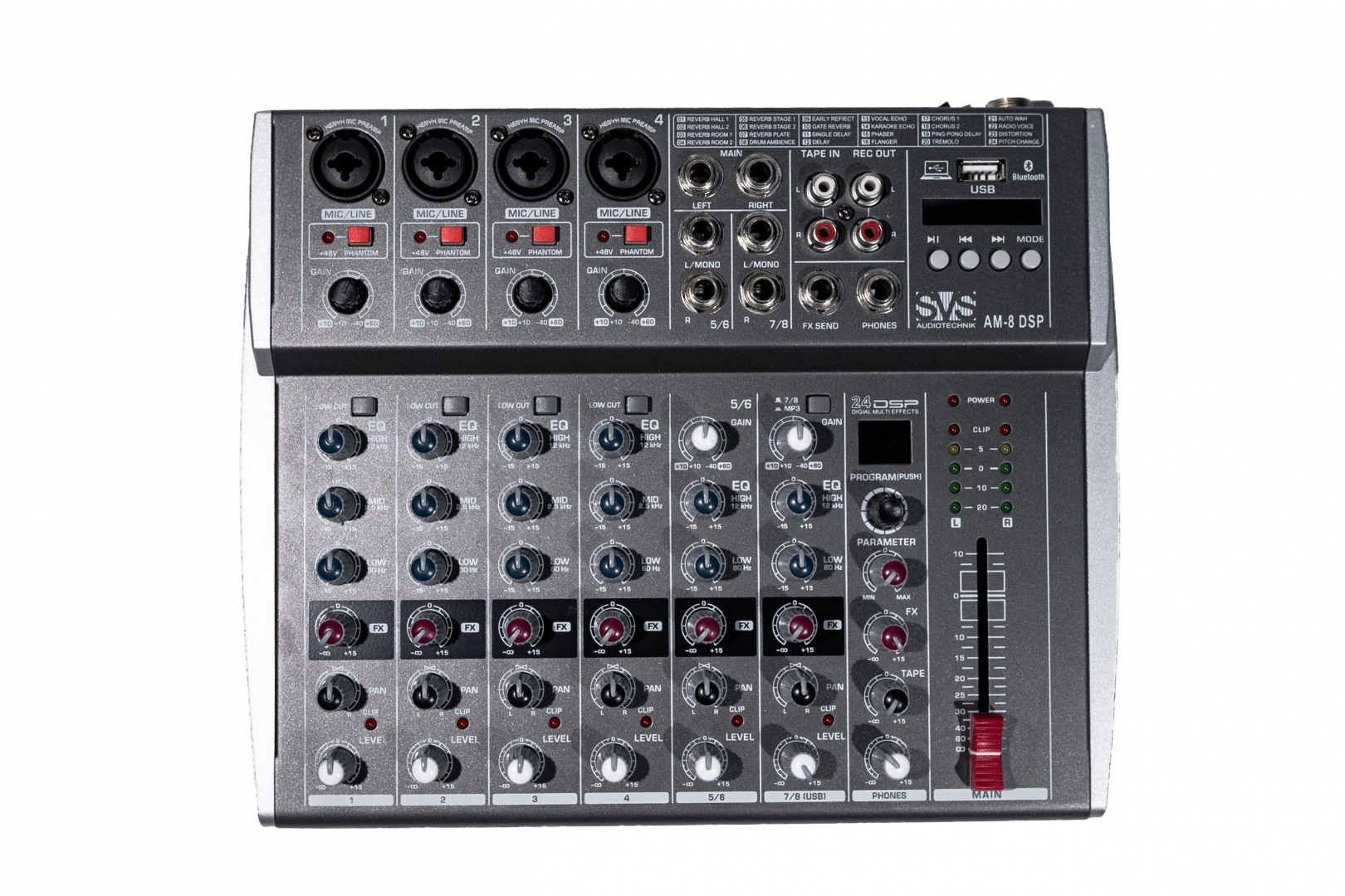 SVS Audiotechnik mixers AM-8 DSP Микшерный пульт аналоговый, 8-канальный в Северной Осетии